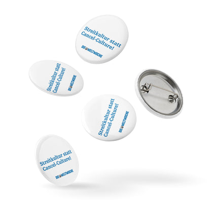 "Streitkultur statt Cancel-Culture!" Buttons 5er-SET